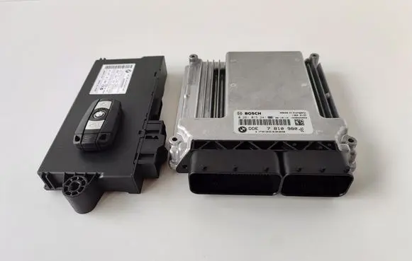 BMW 5 E60 E61 Engine ECU kit and lock set 7810980 0281015241 DDE7810980