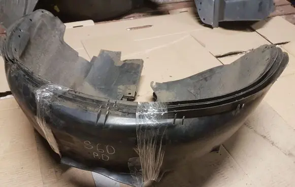 Volvo S60 Front wheel arch liner splash guards 8648174
