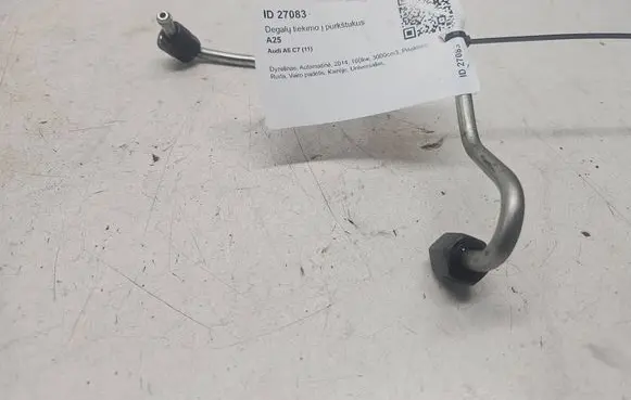 Audi A6 C7 Fuel injector supply line/pipe 