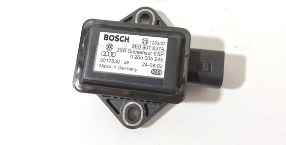 Audi A6 S6 C5 4B ESP acceleration yaw rate sensor 8E0907637A 0265005245 0017830