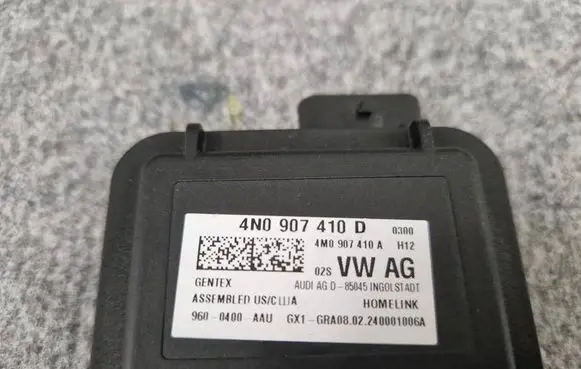 Audi A8 S8 D5 Garage door switch 4N0907410D 4M0907410A 9600400AA