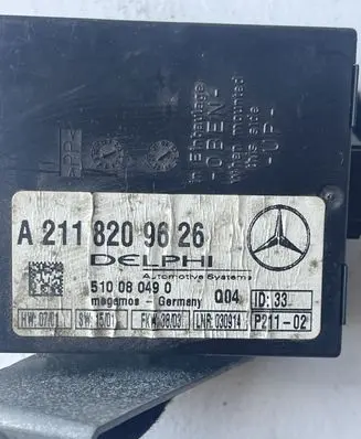 Mercedes-Benz E W211 Alarm control unit/module 510080490 A2118209626