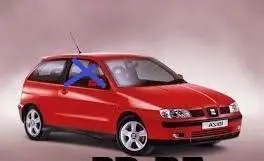 Seat Ibiza II (6k) Front door window/glass (coupe) DOT211M75AS2MK2