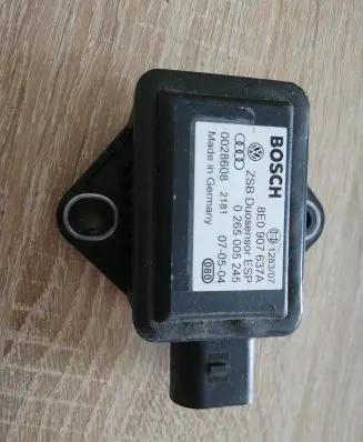 Audi A4 S4 B6 8E 8H ESP acceleration yaw rate sensor 8E0907637A 0028608 0265005245