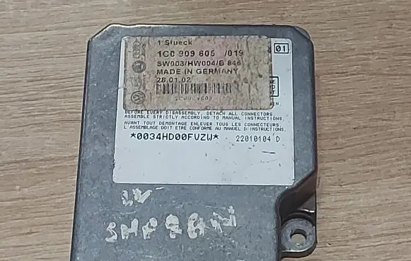 Volkswagen Sharan Airbag control unit/module 1C0909605