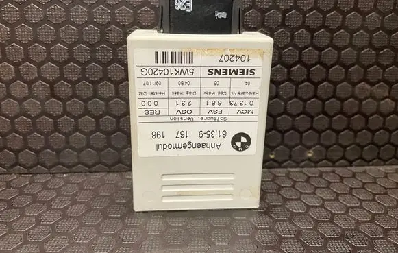 BMW 5 E60 E61 Tow bar trailer control unit/module 61359167198 104207 5WK10420G