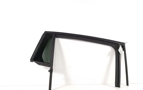 Rear vent window glass