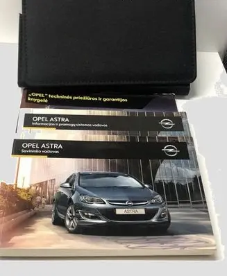 Opel Astra J Owners service history hand book