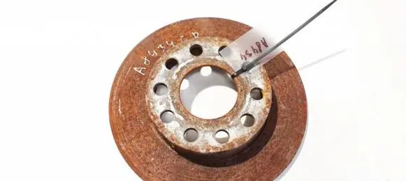 Audi A4 S4 B7 8E 8H Rear brake disc neventiliuojamas