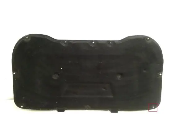 Engine bonnet/hood sound/heat insulation