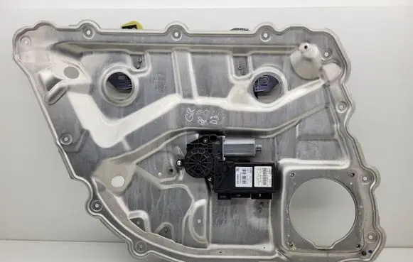 Audi A8 S8 D3 4E Rear door window regulator with motor 4E0959801D 4E0839849A