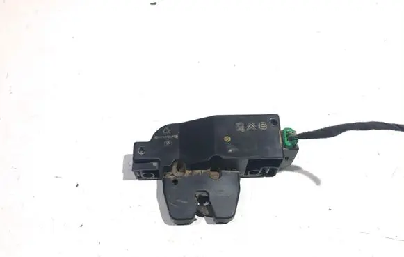 Peugeot 307 Loading door lock 9645091580
