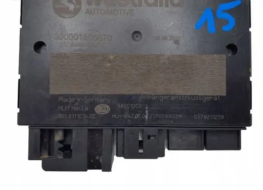 Volkswagen Golf VII Tow bar trailer control unit/module 5DS01110322