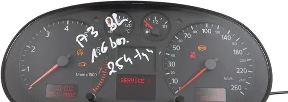 Audi A3 S3 8L Speedometer (instrument cluster) 8L0920900L