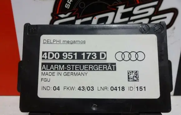 Audi A6 Allroad C5 Alarm control unit/module 4D0951173D