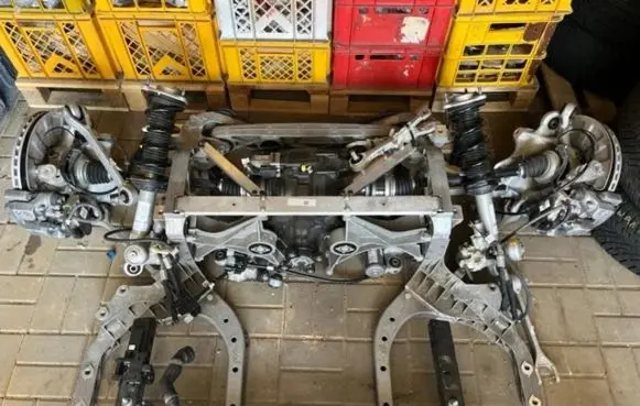Rear axle beam