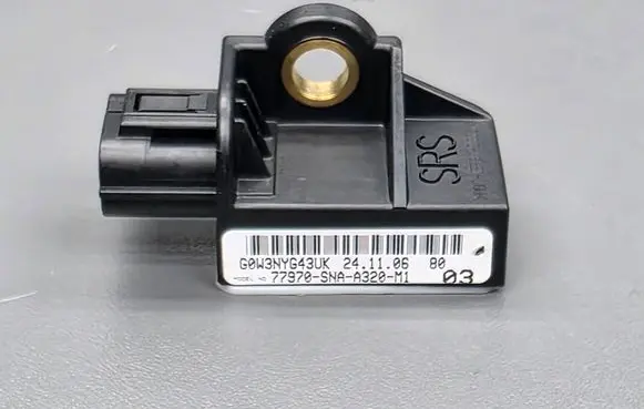 Airbag deployment crash/impact sensor