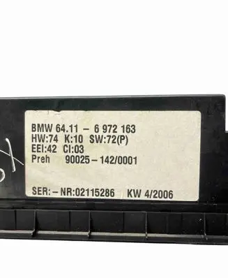 BMW X5 E53 Climate control unit 6972163