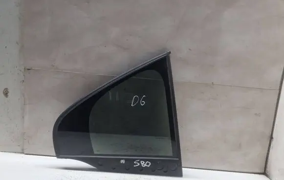 Volvo S80 Rear vent window glass DOT57M20AS2 E000186 43R001105