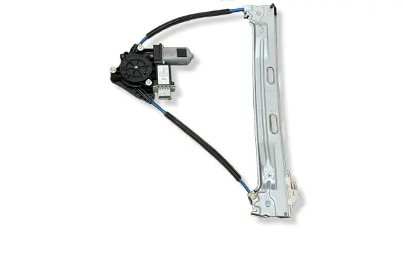 Rear window lifting mechanism without motor