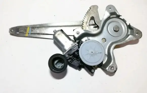 Sliding door window regulator with motor