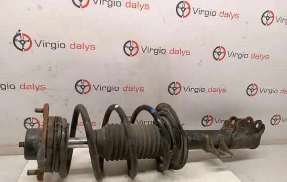 Front shock absorber with coil spring