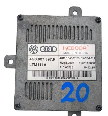 Audi A4 S4 B8 8K Headlight ballast module Xenon 4G0907397P 1036110006 LTM111A