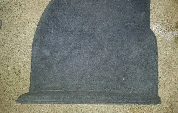 Trunk/boot lower side trim panel