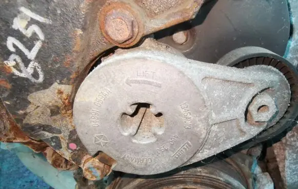 Generator/alternator belt tensioner