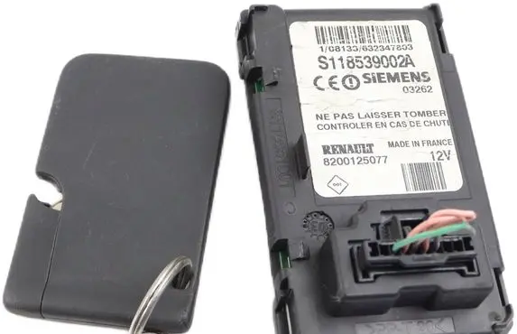 Renault Scenic II - Grand scenic II Ignition key card reader 8200125077 S118539002A