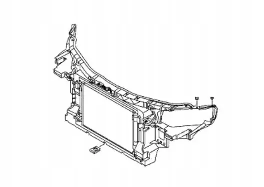 Audi Q5 SQ5 Top upper radiator support slam panel 8R0807081
