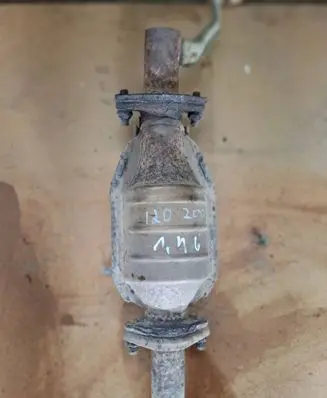 Hyundai i20 (PB PBT) Catalyst/FAP/DPF particulate filter 