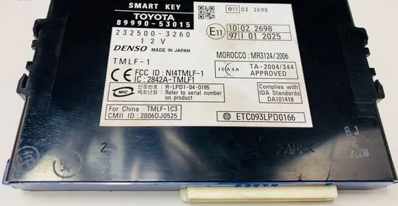 Lexus IS 220D-250-350 Other control units/modules 8999053015 N14TMLF1 2325003260