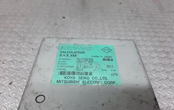 Renault Clio II Power steering control unit/module 8200222352
