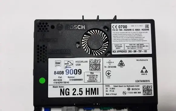 Opel Insignia A GPS navigation control unit/module 84089009 453116246