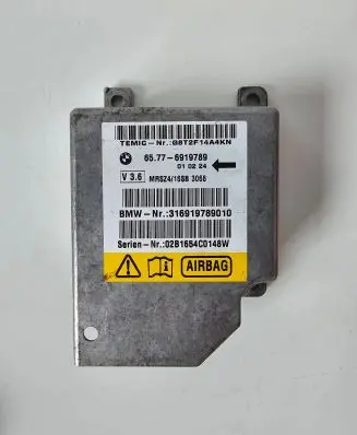 BMW 5 E39 Airbag control unit/module 6919789 316919789010 02B1654C0148W