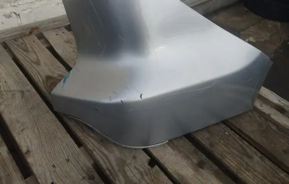 Rear bumper corner part panel trim