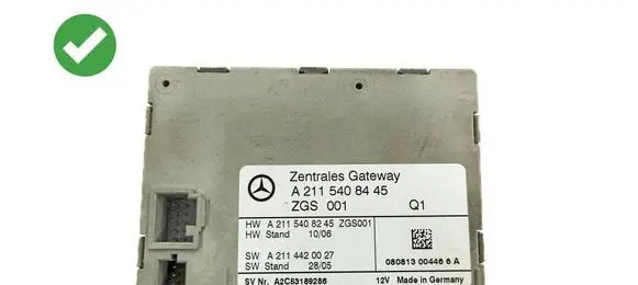 Mercedes-Benz E W211 Gateway control module A2115408445 A2115408245 A2114420027