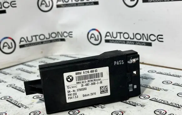 BMW 3 F30 F35 F31 Seat heating relay 9216468