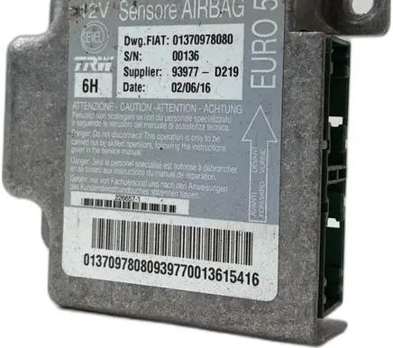 Fiat Ducato Airbag control unit/module 01370978080