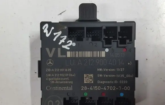 Mercedes-Benz SLK R172 Door control unit/module A2129004014