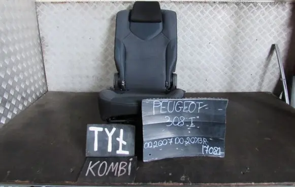 Peugeot 308 Rear seat 