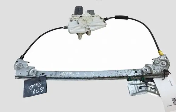 Peugeot 607 Rear door window regulator with motor 105265103