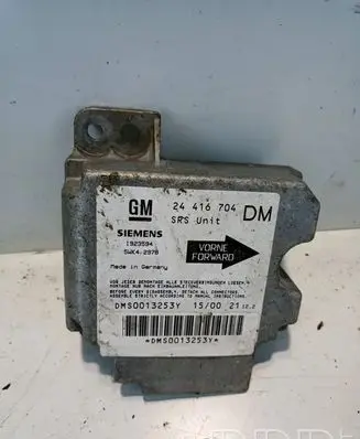 Opel Zafira A Airbag control unit/module 24416704 1923594 DMS0013253Y