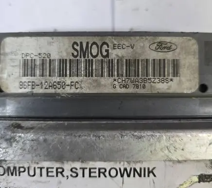 Ford Fiesta Engine control unit/module 96FB12A650FC CHYQM3BZZ38S