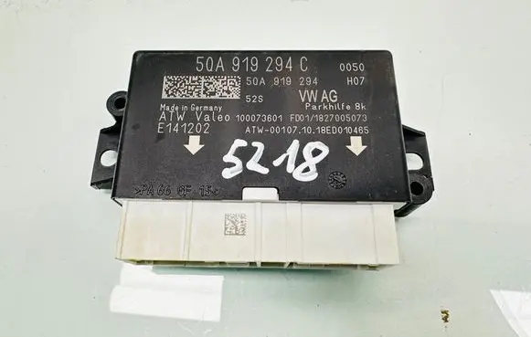 Volkswagen Touran III Parking PDC control unit/module 5QA919294C E141202 5QA919294