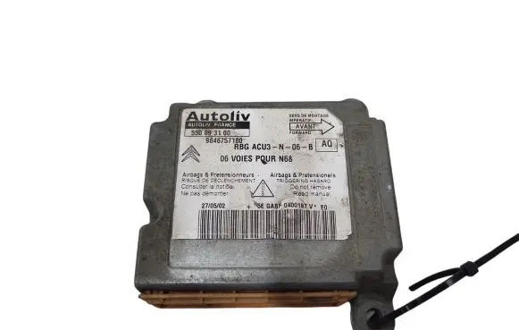 Citroen Xsara Picasso Airbag control unit/module 9646757180 550893100