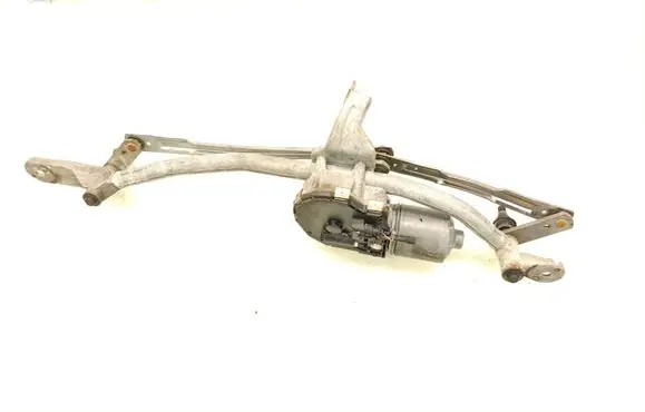 Front wiper linkage and motor