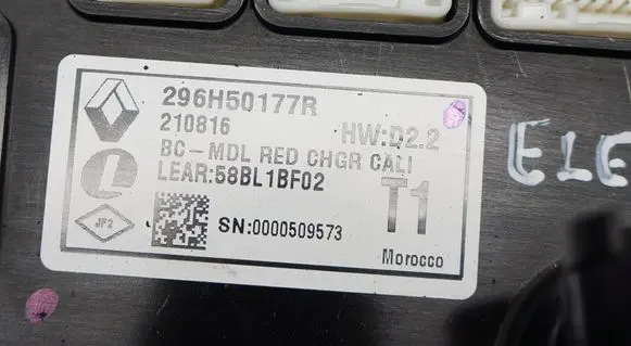 Renault Twingo III Other control units/modules 296H50177R 210816 0000509573