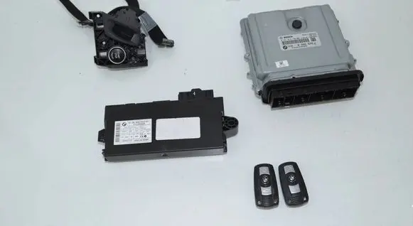 BMW X5 E70 Engine ECU kit and lock set 9227053 61359227053 61359395656